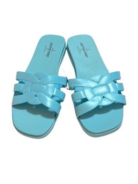 Aqua Slides Women's 7/8. Perfect Beach Sandals! Brand New!
